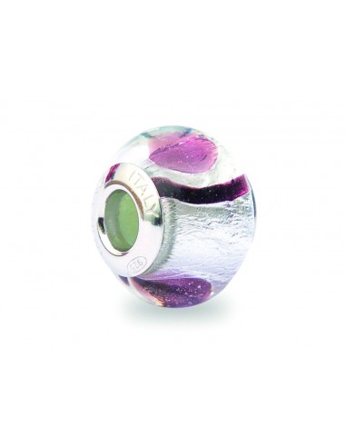 Murano glass charm with Silver compatible Pandora V005