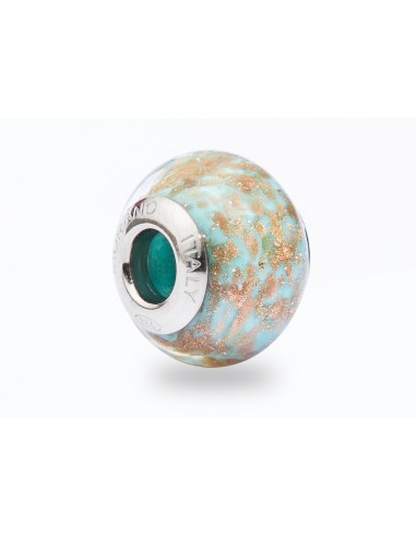 Perla 'Bead' in vetro di Murano e argento 925 compatibile Pandora V017