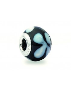 Perla 'Bead' in vetro di Murano e argento 925 compatibile Pandora V099