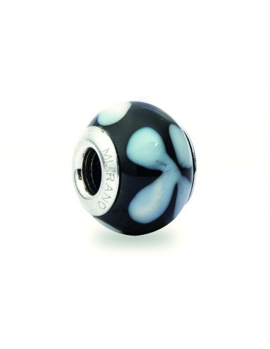 Perla 'Bead' in vetro di Murano e argento 925 compatibile Pandora V099