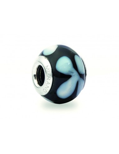 Murano glass charm with Silver compatible Pandora V099
