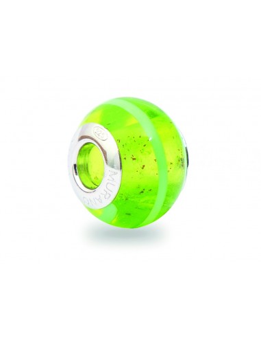 Perla 'Bead' in vetro di Murano e argento 925 compatibile Pandora V101