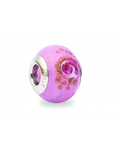 Perla 'Bead' in vetro di Murano e argento 925 compatibile Pandora V108