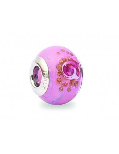 Murano glass charm with Silver compatible Pandora V108