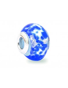 Murano glass charm with Silver compatible Pandora V140