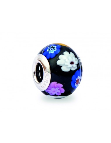 Murano glass charm with Silver compatible Pandora V168