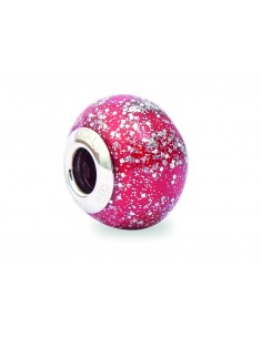 Perla 'Bead' in vetro di Murano e argento 925 compatibile Pandora V205