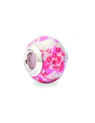 Murano glass charm with Silver compatible Pandora V406