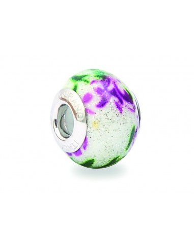 Perla 'Bead' in vetro di Murano e argento 925 compatibile Pandora V424