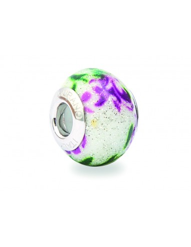 Murano glass charm with Silver compatible Pandora V424