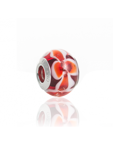 Perla 'Bead' in vetro di Murano e argento 925 compatibile Pandora V626