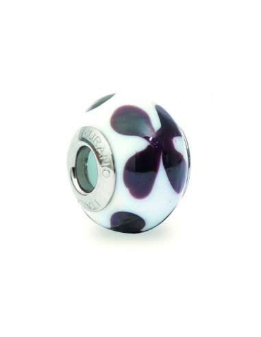 Perla 'Bead' in vetro di Murano e argento 925 compatibile Pandora V100