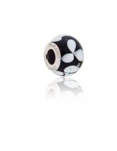 Murano glass charm with Silver compatible Pandora Bracelets V726 Hawaii Surf