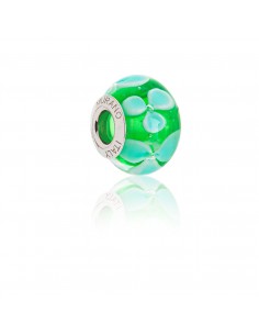 Murano glass charm with Silver compatible Pandora Bracelets V727 Australian Surf