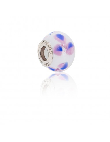 Perla 'Bead' in vetro di Murano e argento 925 compatibile Braccialetti Pandora V728...