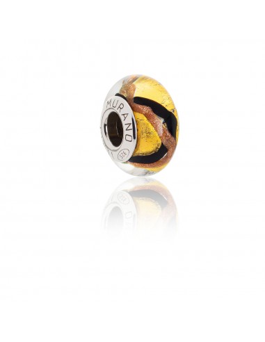 Perla 'Bead' in vetro di Murano e argento 925 compatibile Braccialetti Pandora V741,...