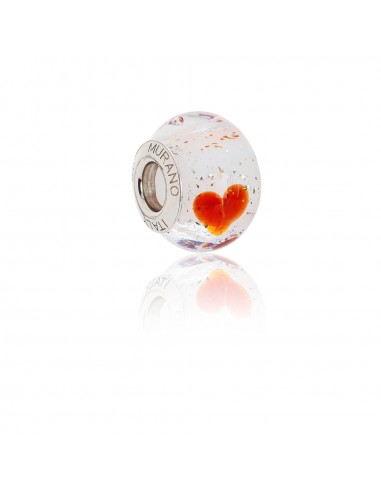 Perla 'Bead' in vetro di Murano e argento 925 compatibile Braccialetti Pandora V745,...