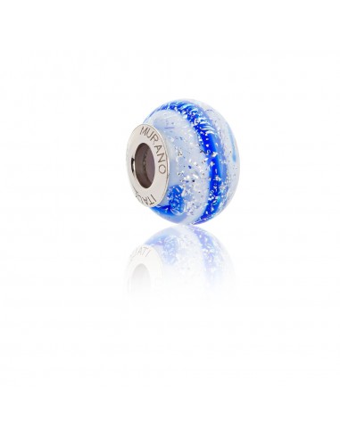 Perla 'Bead' in vetro di Murano e argento 925 compatibile Braccialetti Pandora V761...