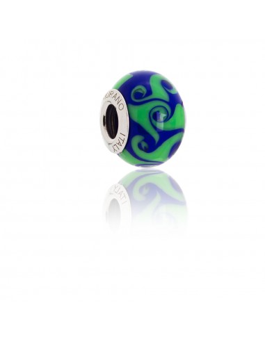 Murano glass charm with Silver compatible Pandora Bracelets V796 Frida Kahlo