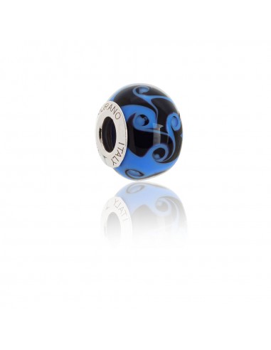 Bead in vetro di Murano e argento 925 compatibile Braccialetti Pandora V797, il design...