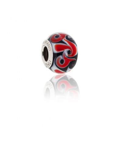 Bead in vetro di Murano e argento 925 compatibile Braccialetti Pandora V798, il design...