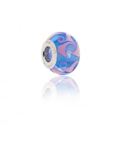 Bead in vetro di Murano e argento 925 compatibile Braccialetti Pandora V802, il design...