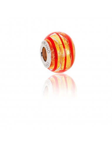 Bead in vetro di Murano e argento 925 compatibile Braccialetti Pandora V821 Serenissima