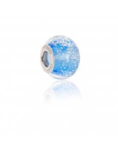 Bead in vetro di Murano e argento 925 compatibile Braccialetti Pandora V835 Twilight