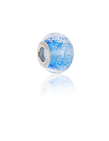 Bead in vetro di Murano e argento 925 compatibile Braccialetti Pandora V835 Twilight