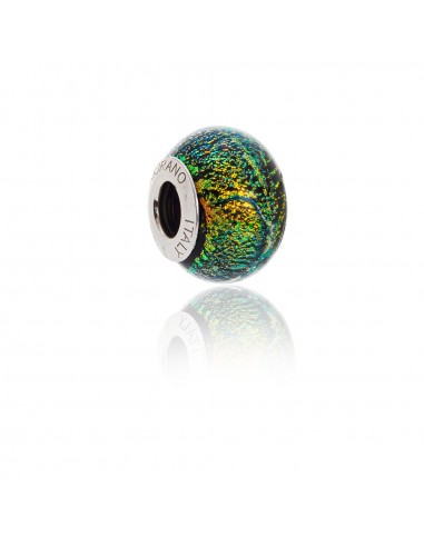 Bead in vetro di Murano e argento 925 compatibile Braccialetti Pandora V841 Snake