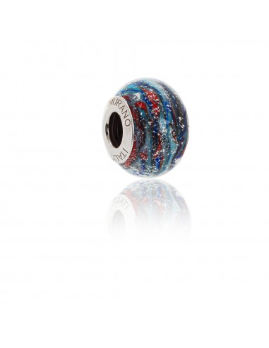 Bead in vetro di Murano e argento 925 compatibile Braccialetti Pandora V844 Galileo