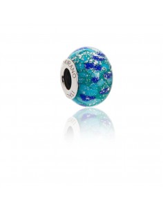 Bead in vetro di Murano e argento 925 compatibile Braccialetti Pandora V852 Laguna