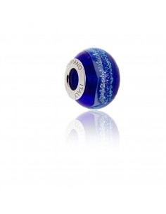 Bead in vetro di Murano e argento 925 compatibile Braccialetti Pandora V860 Milky Way