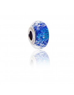 Bead in vetro di Murano e argento 925 compatibile Braccialetti Pandora V912 Cloudy Night