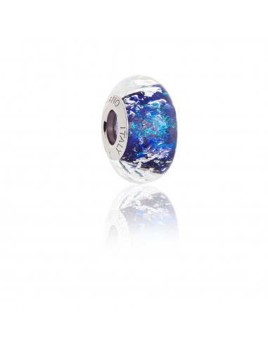 Bead in vetro di Murano e argento 925 compatibile Braccialetti Pandora V920 Infinito